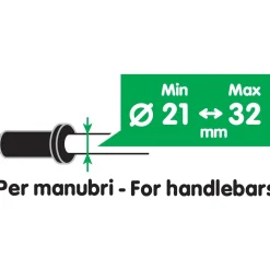 Caricatore USB da moto 12/24V 2400mA