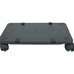 Carrellino porta stufe nero 49x35xh9 cm