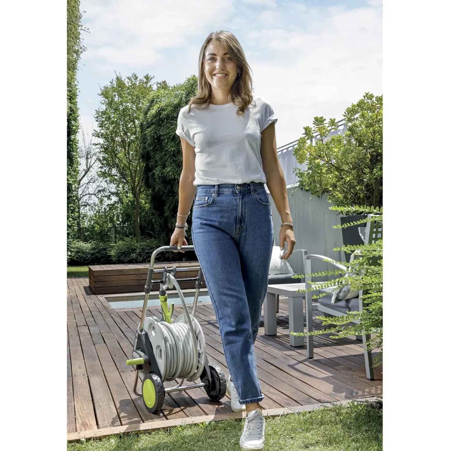 Carrello avvolgitubo Concept Easyguide 30 m