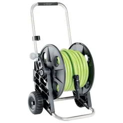 Carrello avvolgitubo pronto all`uso Claber Genius Aquaviva