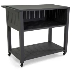 Carrello da esterno in alluminio antracite 102x54,5 cm H 90 cm