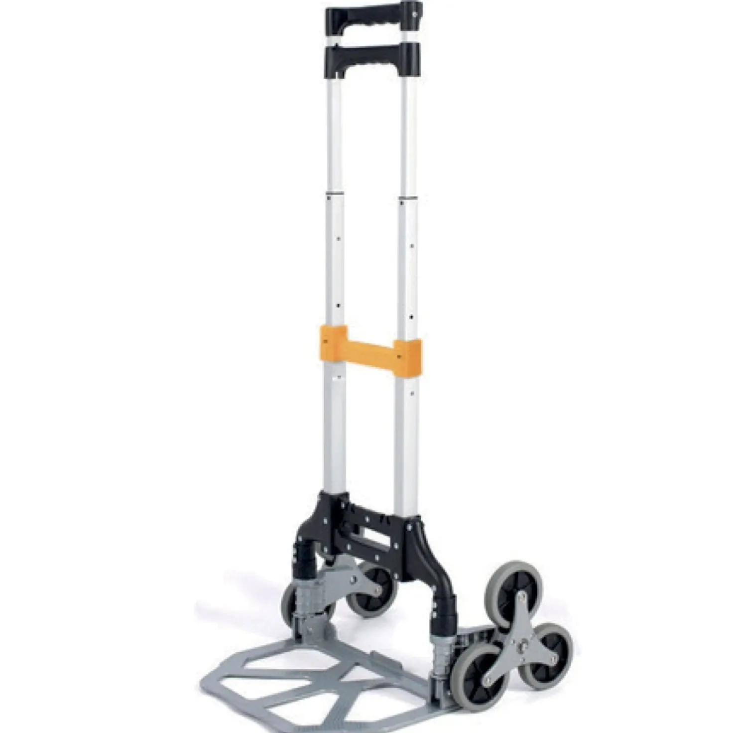 Carrello manuale saliscale pieghevole portata max 70 kg