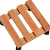 Carrello portapiante 25x25 cm faggio