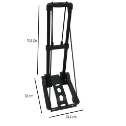 Carrello richiudibile nero