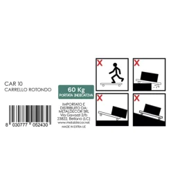 Carrello rotondo ø 30 cm