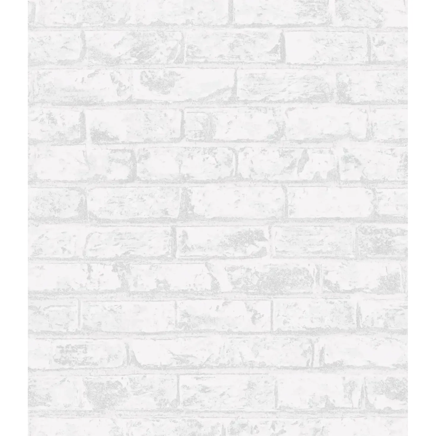 Carta da parati decorativa mattone grigio chiaro