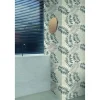 Carta da parati felce beige nera