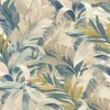 Carta da parati Foglia verde beige 10,05 m x 53 cm