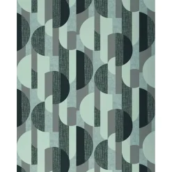 Carta da parati geometrica grigia