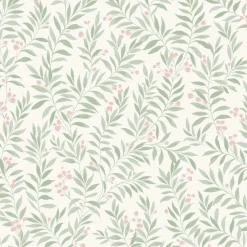 Carta da parati Morris verde 10,05 m x 53 cm