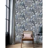 Carta da parati ramage blu