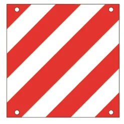 Cartello segnaletico carico sporgente 500x500 mm