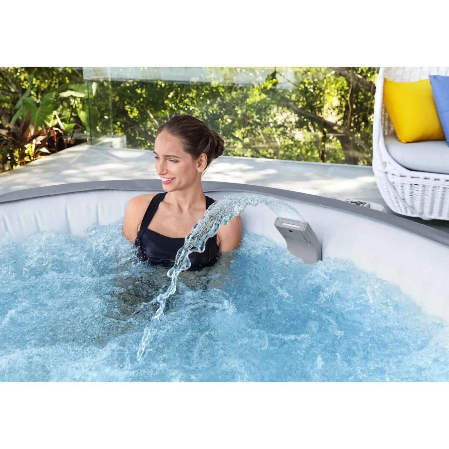 Cascata con luci led 7 colori a batterie Bestway Lay-Z-Spa