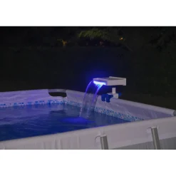 Cascata per piscina Bestway con luci a LED Flowerclear 3000 l/h