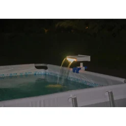 Cascata per piscina Bestway con luci a LED Flowerclear 3000 l/h