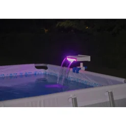 Cascata per piscina Bestway con luci a LED Flowerclear 3000 l/h