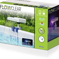 Cascata per piscina Bestway con luci a LED Flowerclear 3000 l/h