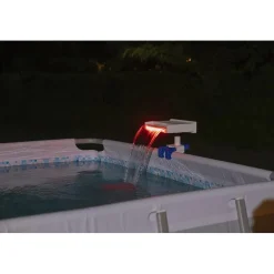 Cascata per piscina Bestway con luci a LED Flowerclear 3000 l/h