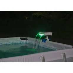 Cascata per piscina Bestway con luci a LED Flowerclear 3000 l/h