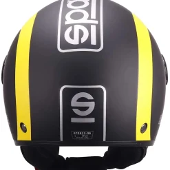 Casco moto Demi Jet Sparco SP601 nero/giallo L
