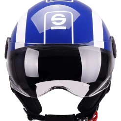 Casco moto Demi Jet Sparco SP601 blu/bianco XL