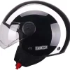 Casco moto Demi Jet Sparco SP601 nero/bianco L
