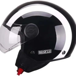 Casco moto Demi Jet Sparco SP601 nero/bianco L