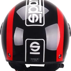 Casco moto Demi Jet Sparco SP601 nero/rosso XL