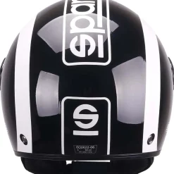 Casco moto Demi Jet Sparco SP601 nero/bianco M