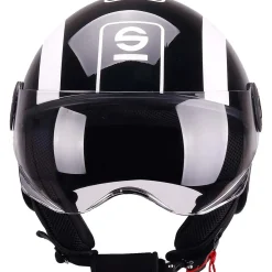 Casco moto Demi Jet Sparco SP601 nero/bianco M