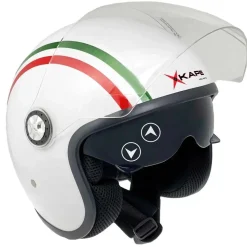 Casco moto Jet Xkape 2206 bianco tg. M