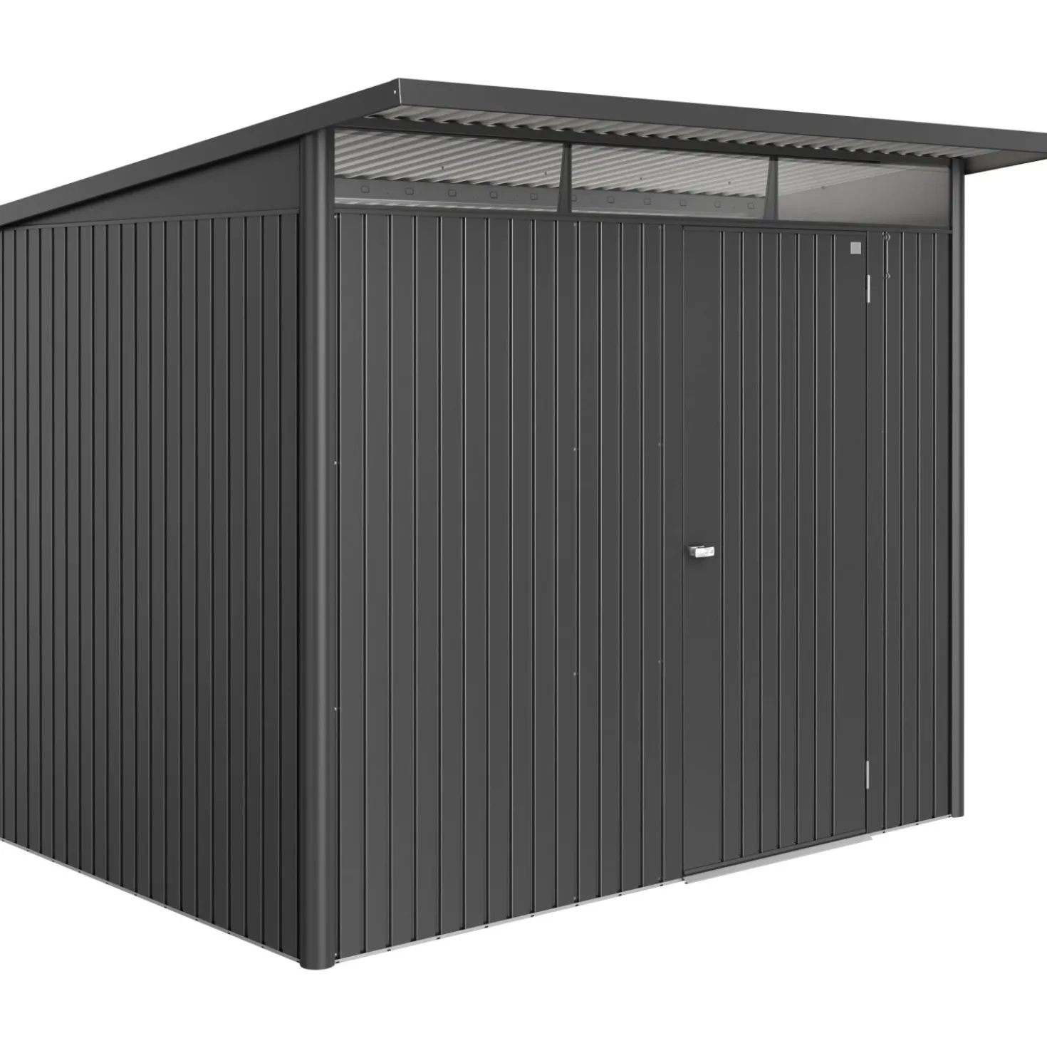 Casetta da giardino AvantGarde ECO A5 Grigio scuro metal. 209x252x172 cm 1 porta