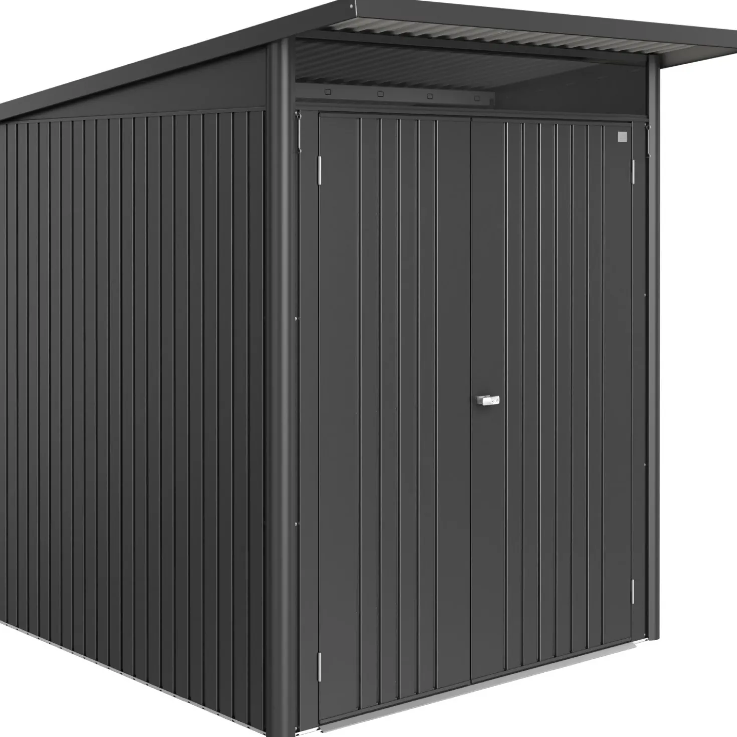 Casetta da giardino AvantGarde ECO A1 Grigio scuro metal. 209x172x172 cm 2 porte