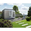 Casetta da giardino AvantGarde ECO A8 Grigio quarzo met. 209x252x332 cm 2 porte