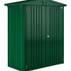Casetta da giardino Biohort Europa sp 0,5 mm 172x196x84 cm verde 2 batt.
