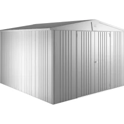 Casetta da giardino Biohort Europa sp 0,5 mm 209x316x300 cm argento 2 batt.