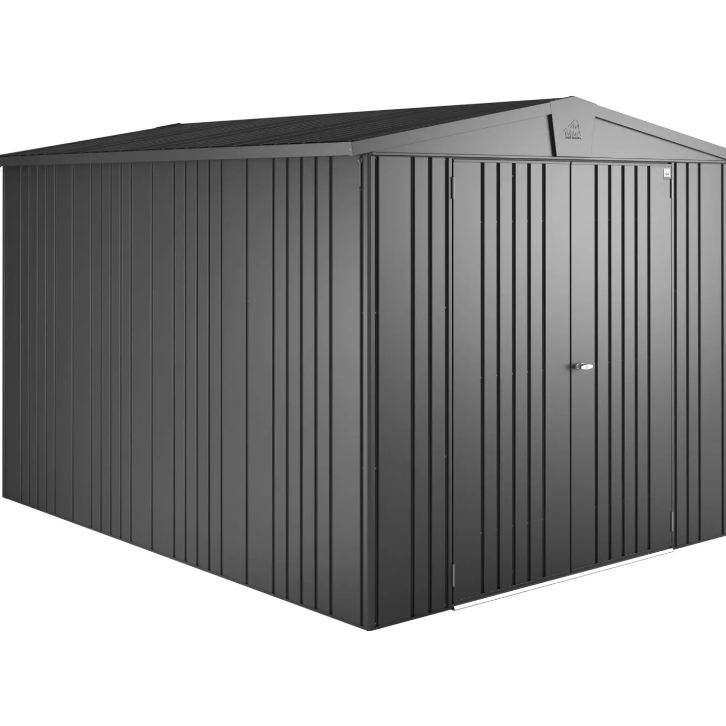 Casetta da giardino Biohort Europa sp 0,5 mm 203x244x300 cm grigio 2 batt.