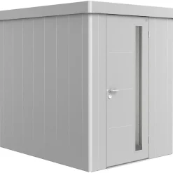 Casetta da giardino Biohort Neo sp 5 mm 180x236x222 cm argento standard