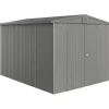 Casetta da giardino Biohort Europa sp 0,5 mm 203x244x300 cm quarzo 2 batt.