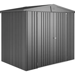 Casetta da giardino Biohort Europa sp 0,5 mm 203x244x156 cm grigio 2 batt.