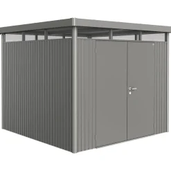 Casetta da giardino Biohort HighLine sp 0,5 mm 222x275x27 cm quarzo 2 batt.