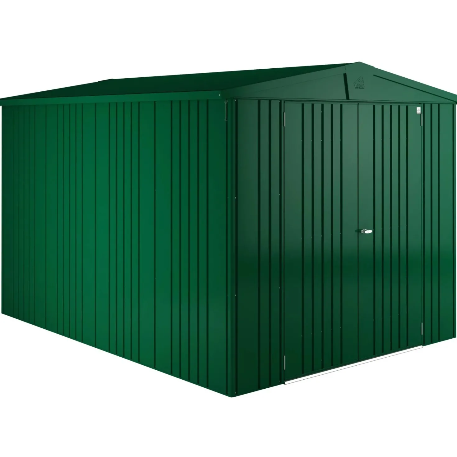 Casetta da giardino Biohort Europa sp 0,5 mm 203x244x300 cm verde 2 batt.