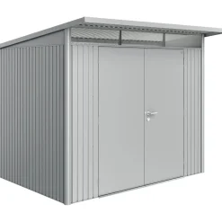 Casetta da giardino Biohort AvantGarde sp 0,5 mm 260x220x218 cm argento 2 batt.