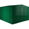 Casetta da giardino Biohort Europa sp 0,5 mm 209x316x300 cm verde 2 batt.