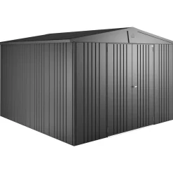 Casetta da giardino Biohort Europa sp 0,5 mm 209x316x300 cm grigio 2 batt.
