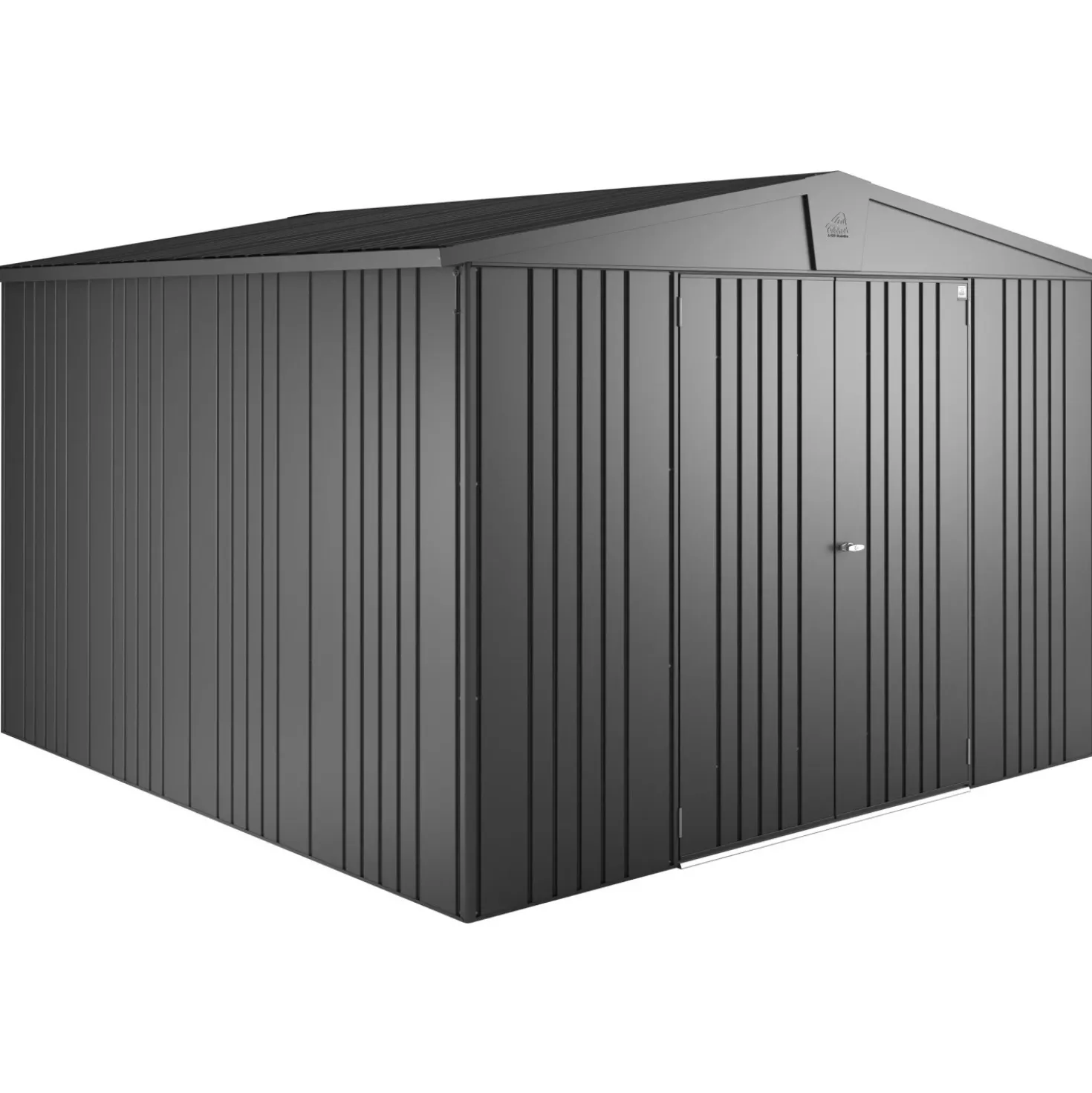 Casetta da giardino Biohort Europa sp 0,5 mm 209x316x300 cm grigio 2 batt.