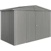 Casetta da giardino Biohort Europa sp 0,5 mm 209x316x156 cm quarzo 2 batt.