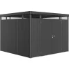 Casetta da giardino Biohort Highline sp 0,5 mm 315x315x222 cm grigio 2 batt.