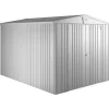 Casetta da giardino Biohort Europa sp 0,5 mm 203x244x300 cm argento 2 batt.