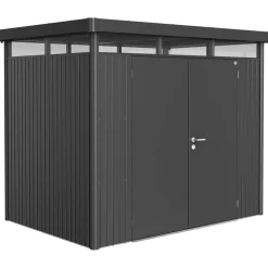Casetta da giardino Biohort HighLine sp 0,5 mm 222x275x195 cm grigio 2 batt.
